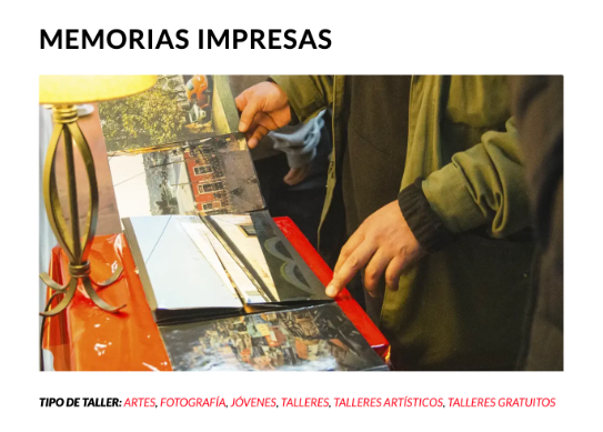 Taller Memorias Impresas Balmaceda Arte Joven Valparaíso 2026